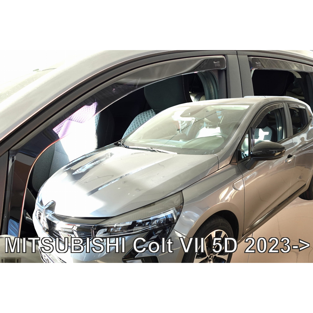 Εικόνα 1 από 5 — ΑΝΕΜΟΘΡΑΥΣΤΕΣ ΓΙΑ MITSUBISHI COLT 5D 2023+ ΖΕΥΓΑΡΙ ΑΠΟ ΕΥΚΑΜΠΤΟ ΦΙΜΕ ΠΛΑΣΤΙΚΟ HEKO – 4 ΤΕΜ.