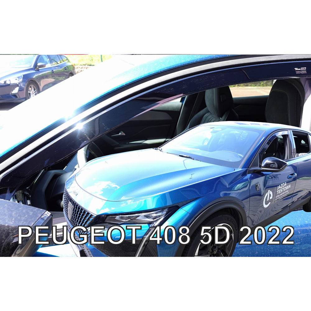 Εικόνα 1 από 5 — ΑΝΕΜΟΘΡΑΥΣΤΕΣ ΓΙΑ PEUGEOT 408 5D 2022+ – ΖΕΥΓΑΡΙ ΑΥΤΟΚΙΝΗΤΟΥ ΑΠΟ ΕΥΚΑΜΠΤΟ ΦΙΜΕ ΠΛΑΣΤΙΚΟ HEKO – 2 ΤΕΜ.