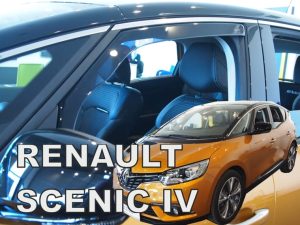 ΑΝΕΜΟΘΡΑΥΣΤΕΣ ΓΙΑ RENAULT SCENIC 5D 2017+ / GRAND SCENIC 5D 2017+ ΖΕΥΓΑΡΙ ΑΠΟ ΕΥΚΑΜΠΤΟ ΦΙΜΕ ΠΛΑΣΤΙΚΟ HEKO - 2 ΤΕΜ.