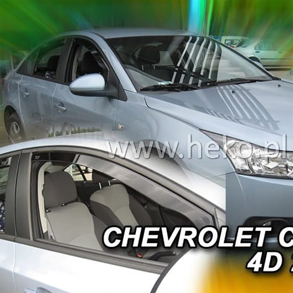 Εικόνα 1 από 5 — ΑΝΕΜΟΘΡΑΥΣΤΕΣ ΓΙΑ CHEVROLET CRUZE 4D SEDAN 2009-2016 / 5D HTB 2011-2016 / 5D WAGON 2012- ΖΕΥΓΑΡΙ ΑΠΟ ΕΥΚΑΜΠΤΟ ΦΙΜΕ ΠΛΑΣΤΙΚΟ HEKO – 2 ΤΕΜ.