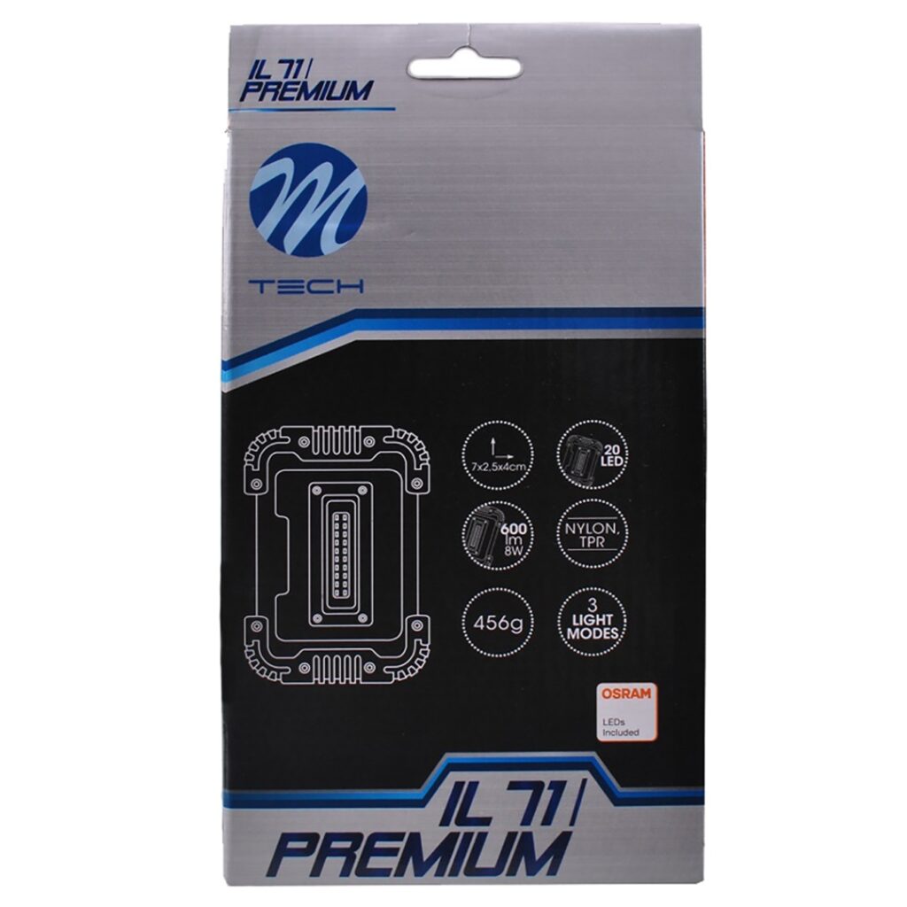 Εικόνα 2 από 2 — ΦΑΚΟΣ ΕΡΓΑΣΙΑΣ OSRAM 20LED 600lm 3 ΛΕΙΤΟΥΡΓΙΩΝ 170x130x40mm M-TECH