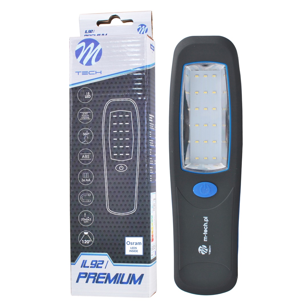 Εικόνα 2 από 2 — ΦΑΚΟΣ ΕΡΓΑΣΙΑΣ OSRAM 18LED 360lm (ΜΕ ΜΠΑΤΑΡΙΕΣ 3xAA) 200x60x30mm M-TECH