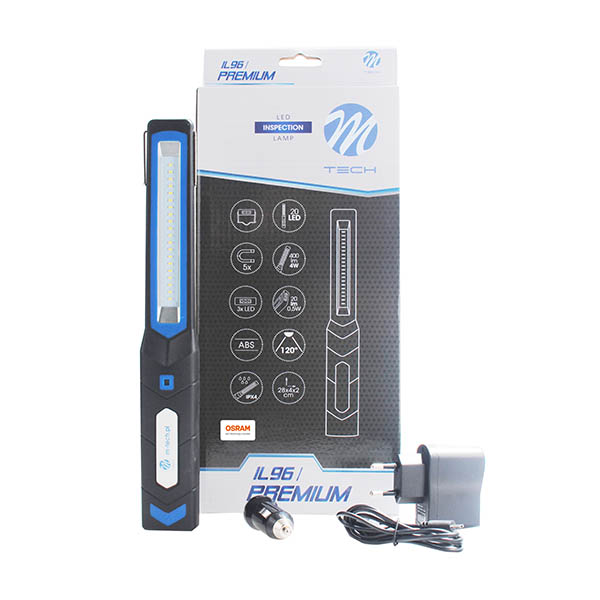 Εικόνα 1 από 2 — ΦΑΚΟΣ ΕΡΓΑΣΙΑΣ PREMIUM OSRAM 3+20LED 20+400lm 2 ΛΕΙΤΟΥΡΓΙΩΝ 280x40x20mm