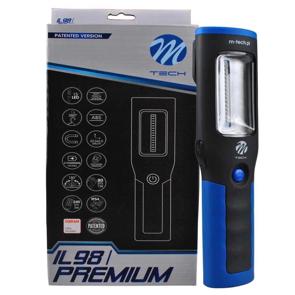 Εικόνα 6 από 7 — ΦΑΚΟΣ ΕΡΓΑΣΙΑΣ OSRAM 1+15LED 80+240lm 3 ΛΕΙΤΟΥΡΓΙΩΝ (ΛΕΥΚΟ) 225x55x40mm M-TECH