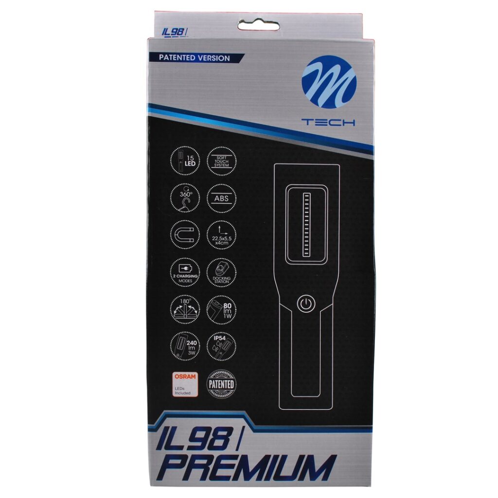 Εικόνα 7 από 7 — ΦΑΚΟΣ ΕΡΓΑΣΙΑΣ OSRAM 1+15LED 80+240lm 3 ΛΕΙΤΟΥΡΓΙΩΝ (ΛΕΥΚΟ) 225x55x40mm M-TECH