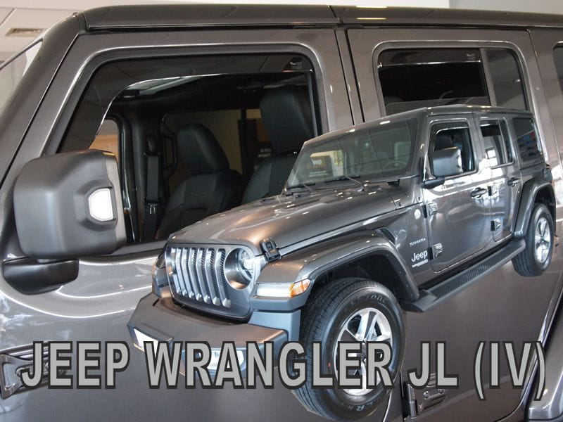 Εικόνα 1 από 6 — ΑΝΕΜΟΘΡΑΥΣΤΕΣ ΓΙΑ JEEP WRANGLER JL IV 5D 2019+ ΣΕΤ ΑΥΤΟΚΙΝΗΤΟΥ ΑΠΟ ΕΥΚΑΜΠΤΟ ΦΙΜΕ ΠΛΑΣΤΙΚΟ HEKO – 4 ΤΕΜ.