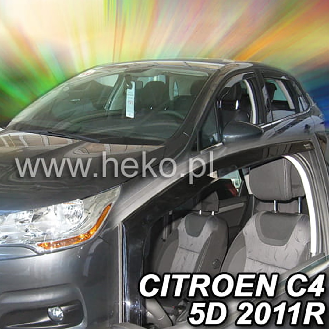 Εικόνα 1 από 5 — ΑΝΕΜΟΘΡΑΥΣΤΕΣ ΓΙΑ CITROEN C4 2 5D 2008-2017 ΖΕΥΓΑΡΙ ΑΠΟ ΕΥΚΑΜΠΤΟ ΦΙΜΕ ΠΛΑΣΤΙΚΟ HEKO – 2 ΤΕΜ.
