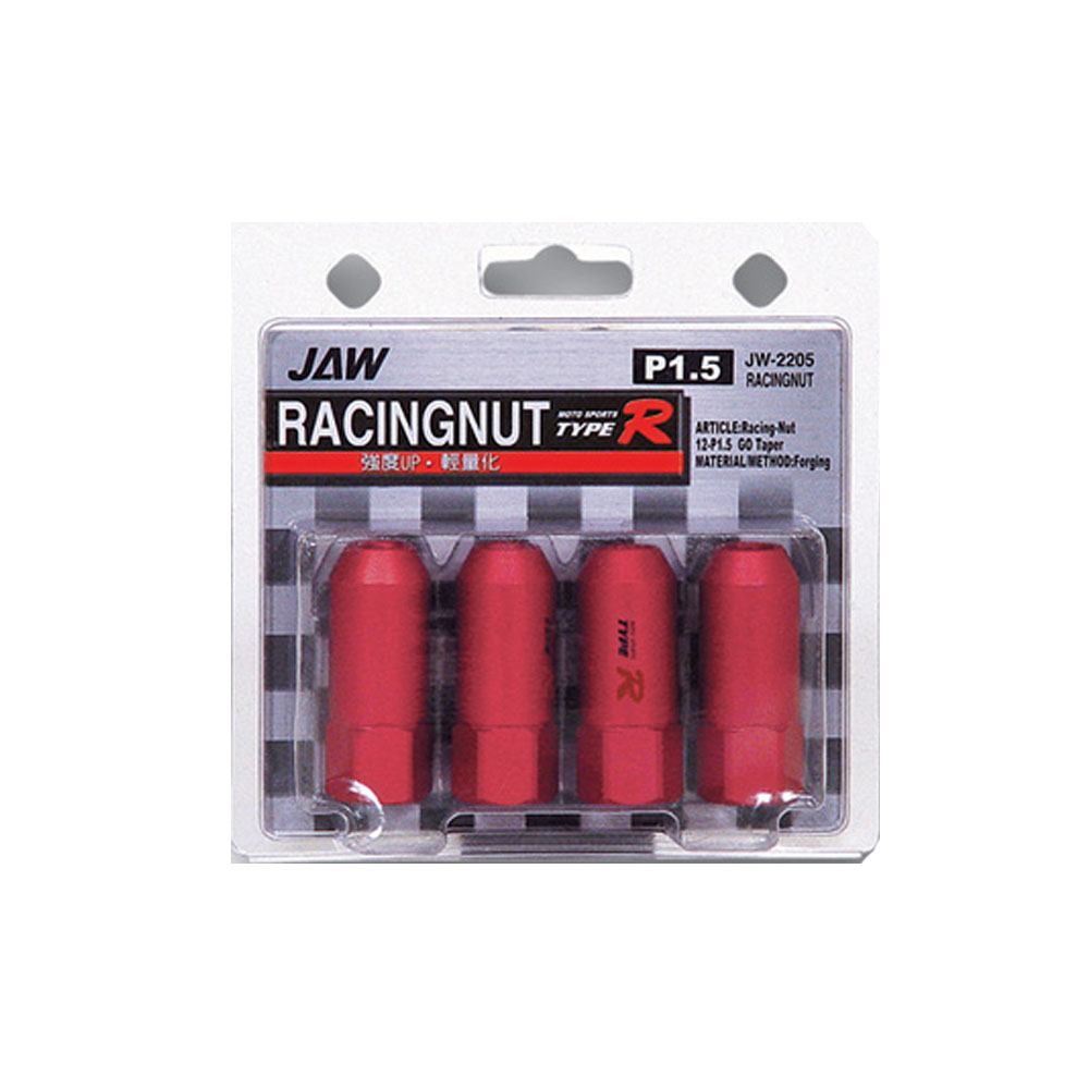 Εικόνα 1 από 1 — ΠΑΞΙΜΑΔΙΑ JAPAN RACING 12×1.50 50mm JAW TYPE-R ΑΛΟΥΜΙΝΙΟΥ ΚΟΚΚΙΝΑ 4ΤΕΜ.