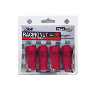 ΠΑΞΙΜΑΔΙΑ JAPAN RACING 12x1.50 50mm JAW TYPE-R ΑΛΟΥΜΙΝΙΟΥ ΚΟΚΚΙΝΑ - 4 ΤΕΜ.