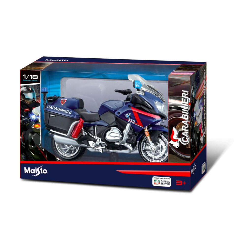Εικόνα 2 από 2 — ΜΙΝΙΑΤΟΥΡΑ BMW R1200RT MOTO ΑΣΤΥΝΟΜΙΑΣ CARABINIERI 1:18 BURAGO – 1 ΤΕΜ.