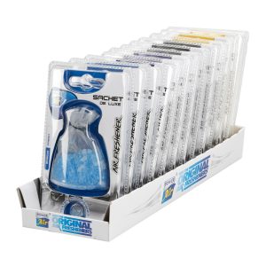 ΑΡΩΜΑΤΙΚΟ ΑΥΤΟΚΙΝΗΤΟΥ SACHET DE LUXE ΣΕ ΠΟΥΓΚΙ ΚΡΕΜΑΣΤΟ ΣΕ ΔΙΑΦΟΡΑ ΑΡΩΜΑΤΑ LAMPA - 12 ΤΕΜ.