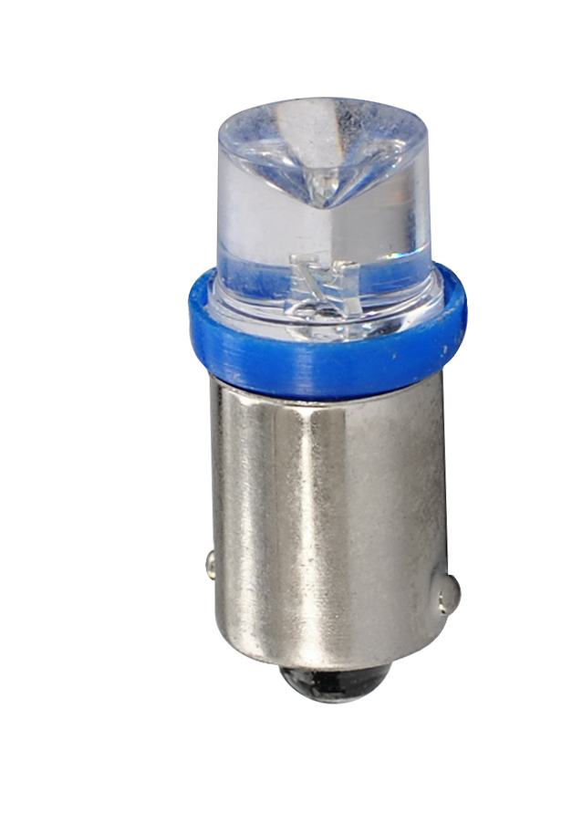 Εικόνα 1 από 1 — T4W 12V 0,29W BA9s (ΜΙΝΙΟΝ) LED 1xFlux 8mm ΜΠΛΕ 1ΤΕΜ.