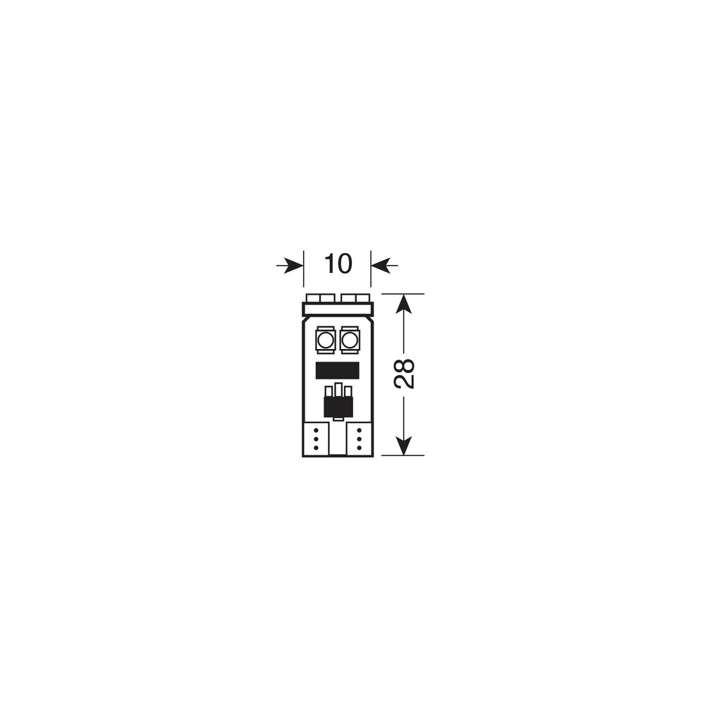 Εικόνα 2 από 4 — T10 W5W 24V W2,1×9,5d 10x28mm 55lm 8SMDx3chips LED ΛΕΥΚΟ ( CAN-BUS / ΔΙΠΛΗΣ ΠΟΛΙΚΟΤΗΤΑΣ) 20ΤΕΜ.