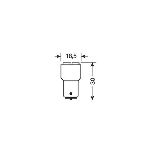 Εικόνα 3 από 4 — P21W 24V BA15s 15lm HYPER-LED12 ΠΟΡΤΟΚΑΛΙ (ΜΟΝΟΠΟΛΙΚΟ) BLISTER 1ΤΕΜ.