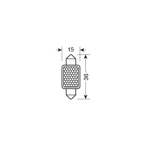 Εικόνα 3 από 4 — ΛΑΜΠΑΚΙ ΠΛΑΦΟΝΙΕΡΑΣ 12V 15x35mm 270lm HYPER-LED27 ΛΕΥΚΟ (ΔΙΠΛΗΣ ΠΟΛΙΚΟΤΗΤΑΣ) 1ΤΕΜ.