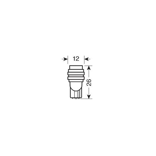 Εικόνα 2 από 4 — T10 W5W 12V W2,1×9,5d 30lm HYPER-LED 3 ΛΕΥΚΟ (ΔΙΠΛΗΣ ΠΟΛΙΚΟΤΗΤΑΣ-ΚΑΡΦΩΤΟ) BLISTER 2ΤΕΜ.