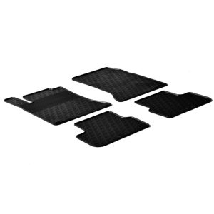 LAMPA - ΠΑΤΑΚΙΑ ΑΥΤΟΚΙΝΗΤΟΥ ΑΠΟ ΛΑΣΤΙΧΟ ΓΙΑ MERCEDES CLA C117 4D 02/2013-2019 / MERCEDES A CLASS W176 10/2012-2018 / B CLASS W246 10/2011-2019 ΣΕ ΜΑΥΡΟ ΧΡΩΜΑ ME ΚΟΥΜΠΩΜΑΤΑ - 4 ΤΕΜ.