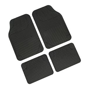 ΠΑΤΑΚΙΑ ΛΑΣΤΙΧΟ DRENA GOMMA 4 UNIVERSAL ΜΑΥΡΑ 43,5x66cm+44,5x33,5cm LAMPA - 4 ΤΕΜ