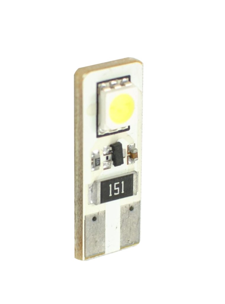 Εικόνα 1 από 1 — T10 W5W 12V W2,1×9,5d LED 2xSMD5050 ΛΕΥΚΟ (ΚΑΡΦΩΤΟ CAN-BUS) 1ΤΕΜ. M-TECH