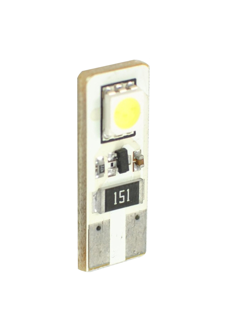 Εικόνα 1 από 1 — T10 W5W 12V W2,1×9,5d LED 2xSMD5050 ΛΕΥΚΟ (ΚΑΡΦΩΤΟ CAN-BUS) 1ΤΕΜ. M-TECH