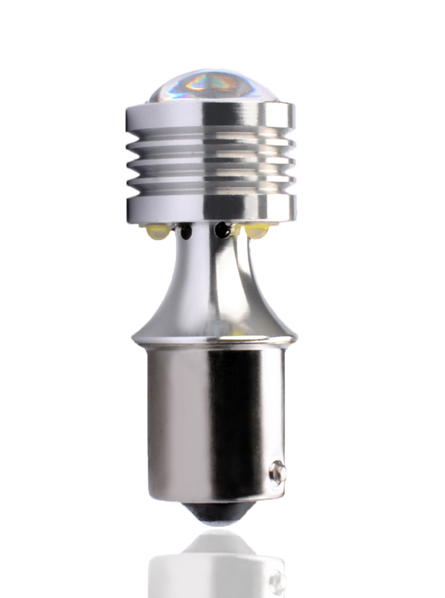 Εικόνα 1 από 1 — P21W 12V BA15s LED 4xCREE PREMIUM ΛΕΥΚΟ (ΜΟΝΟΠΟΛΙΚΟ) 1ΤΕΜ. M-TECH