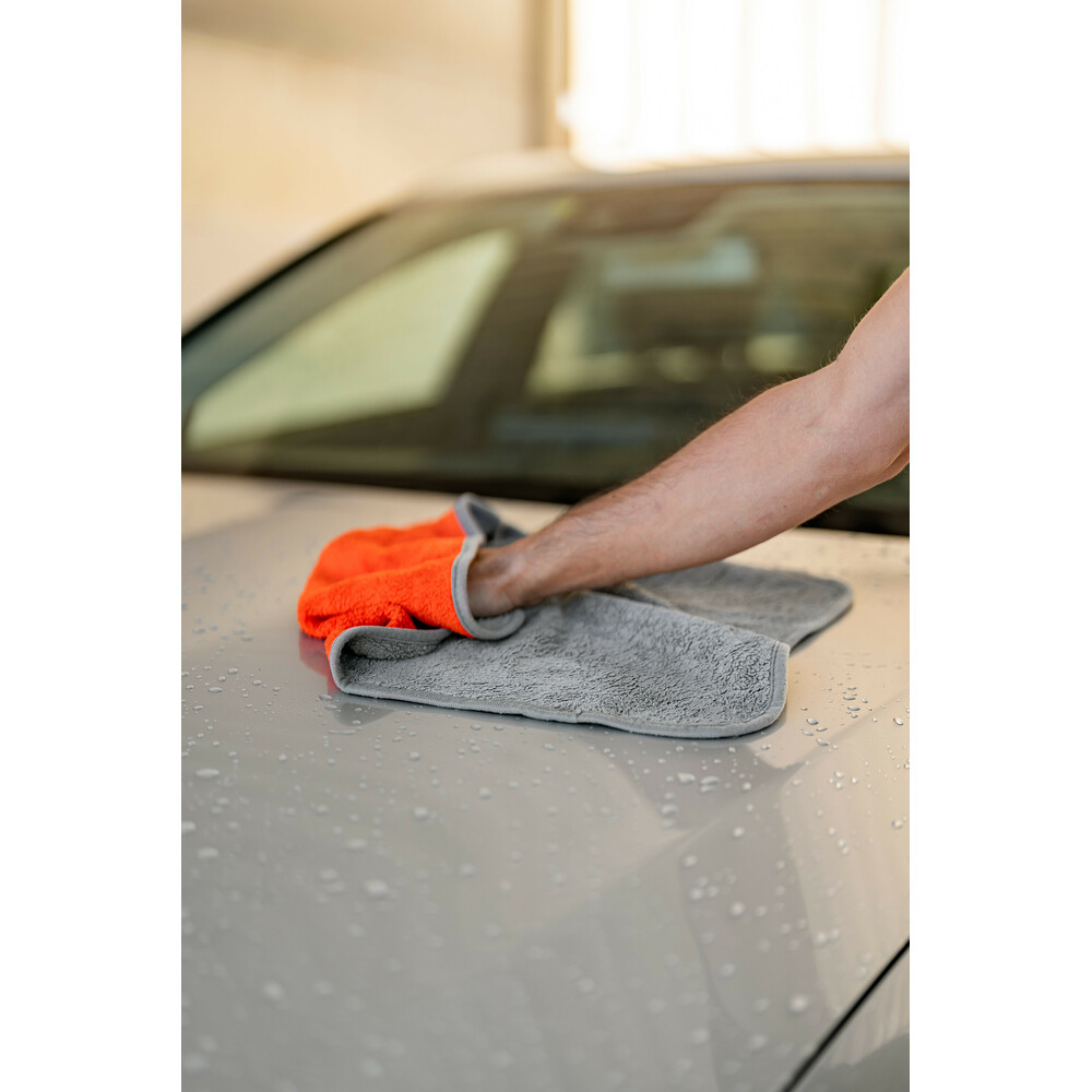 Εικόνα 4 από 7 — Lampa – Πανάκι καθαρισμού Microfibre (Μικροΐνες) Διπλής Όψης Premium (40×60 cm) – Γκρι / Πορτοκαλί – 1  τεμ. (L3718.2)