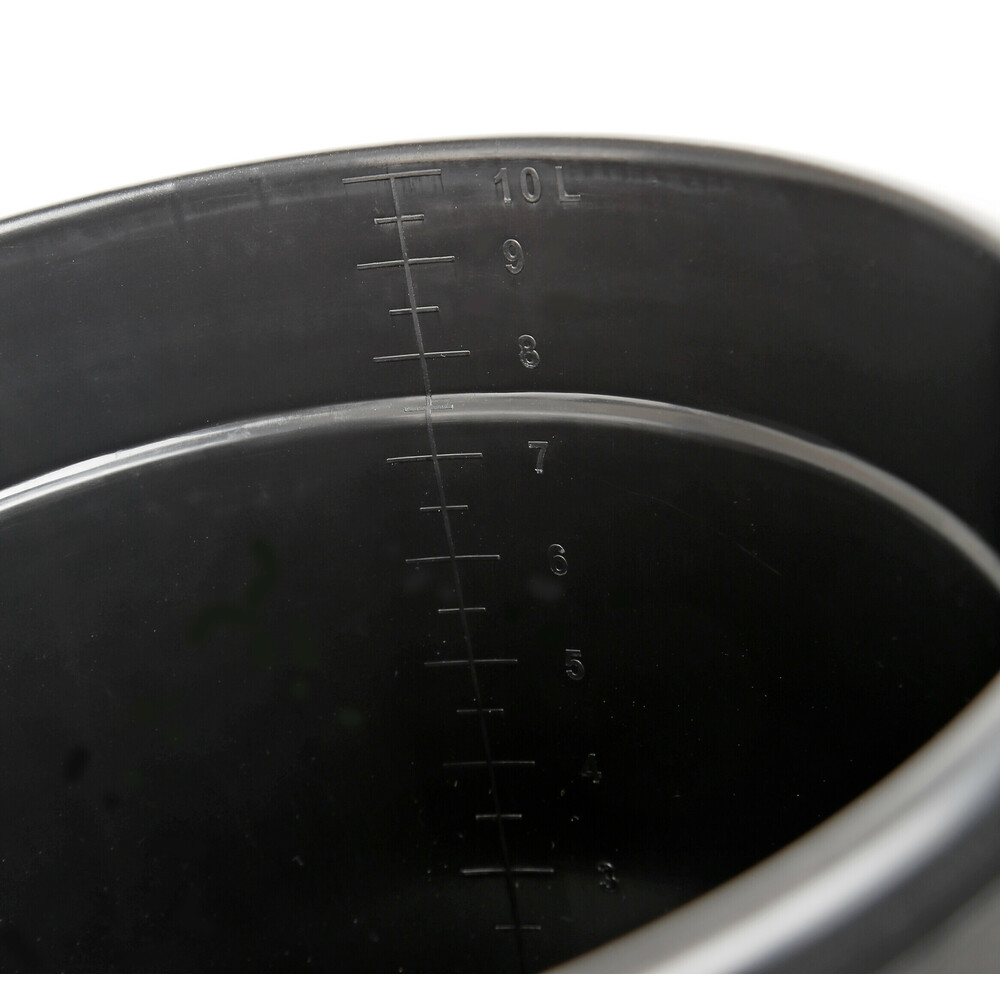 Εικόνα 4 από 5 — ΚΟΥΒΑΣ ΠΛΑΣΤΙΚΟΣ ΜΕ ΧΕΡΟΥΛΙ BUCKY 10L ΜΑΥΡΟΣ LAMPA – 1 ΤΕΜ.
