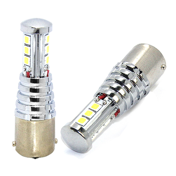Εικόνα 1 από 1 — P21W 12V BA15s LED 9x3030chip PREMIUM LG ΛΕΥΚΟ (ΜΟΝΟΠΟΛΙΚΟ) 1ΤΕΜ.