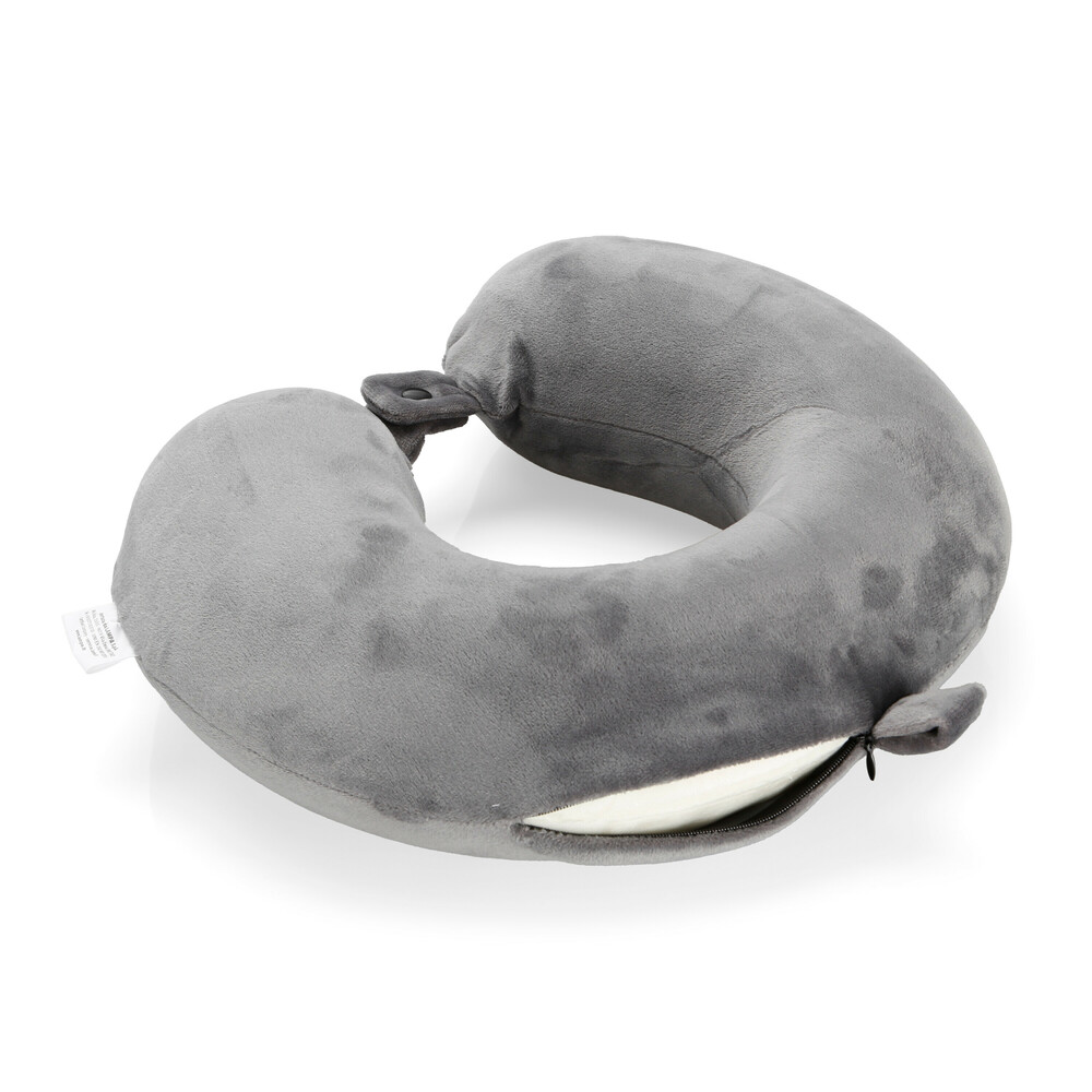 Εικόνα 2 από 3 — ΜΑΞΙΛΑΡΙ ΤΑΞΙΔΙΟΥ ΑΥΧΕΝΑ MEMORY FOAM ΓΚΡΙ MEMORY-WRAP LAMPA – 1 ΤΕΜ.