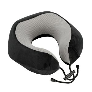 ΜΑΞΙΛΑΡΙ ΤΑΞΙΔΙΟΥ ΑΥΧΕΝΑ ΕΡΓΟΝΟΜΙΚΟ MEMORY FOAM ΜΑΥΡΟ/ΓΚΡΙ NECK-LUXE LAMPA - 1 ΤΕΜ.