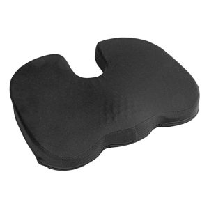 ΜΑΞΙΛΑΡΙ ΚΑΘΙΣΜΑΤΟΣ ERGO SEAT CONTOUR ΜΕ GEL ΚΑΙ ΑΦΡΟ MEMORY FOAM (ΜΑΥΡΟ) - 1 ΤΕΜ.