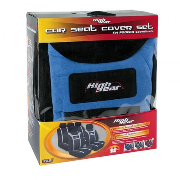 Εικόνα 3 από 3 — ΚΑΛΥΜΜΑΤΑ ΚΑΘΙΣΜΑΤΩΝ HIGH-GEAR ΜΑΥΡΟ/ΜΠΛΕ ΣΕΤ