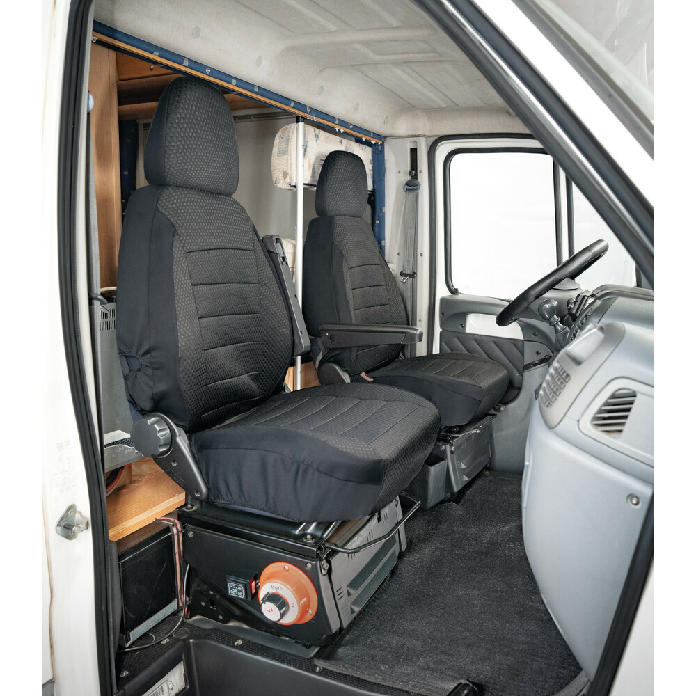 Εικόνα 2 από 4 — ΚΑΛΥΜΜΑΤΑ ΚΑΘΙΣΜΑΤΩΝ TRAVEL EASY FIT ΓΙΑ ΤΡΟΧΟΣΠΙΤΟ ΣΕ ΜΑΥΡΟ ΧΡΩΜΑ ΜΕ ΠΛΕΞΗ ΖΑΚΑΡ 2ΤΕΜ.