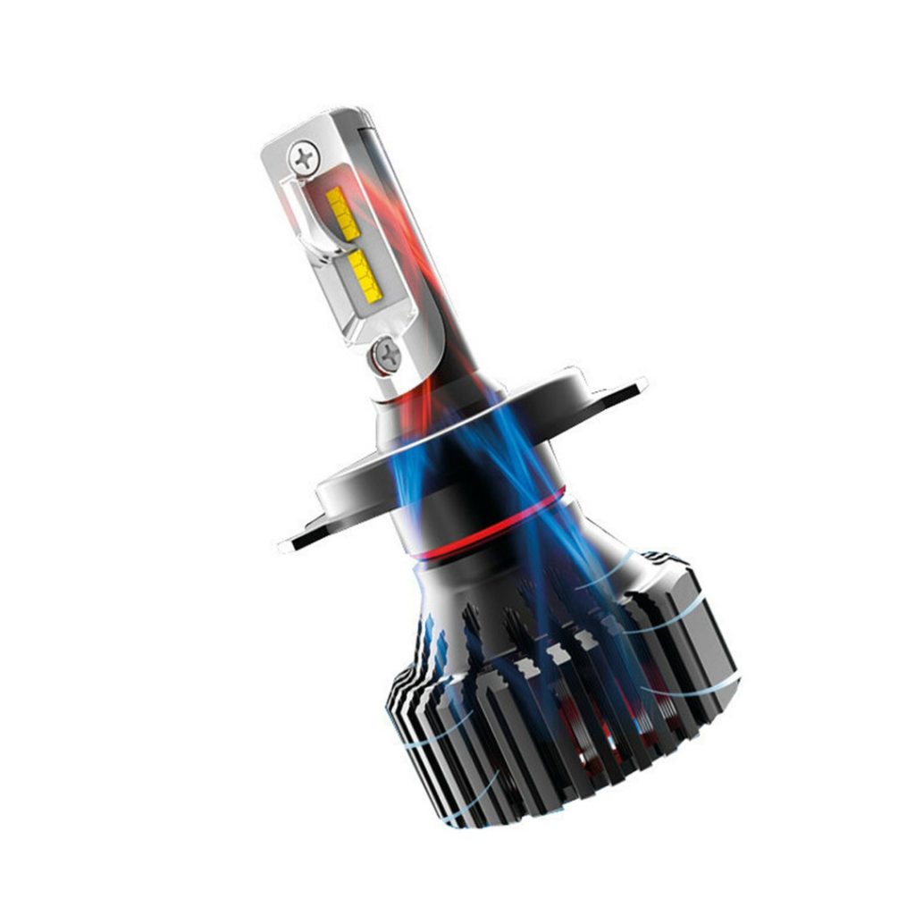 Εικόνα 2 από 6 — H4 9-32V 6.500K 8.000lm 60W P43t HALO LED SERIE 6 STANDARD 16LED ZES 2ΤΕΜ. LED KIT