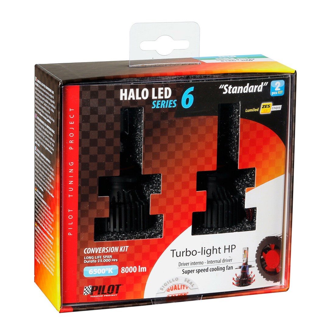 Εικόνα 3 από 3 — H10/HB3 9005 9-32V 6.500K 8.000lm 60W P20d HALO LED SERIE 6 STANDARD 6LED ZES 2ΤΕΜ. LED KIT