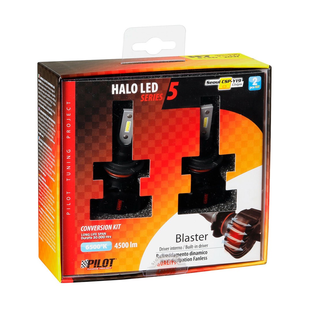 Εικόνα 3 από 3 — H7 9-32V 6.500K 4.500lm 40W PX26d HALO LED SERIE 5 BLASTER 8LED SEOUL 2ΤΕΜ. LED KIT
