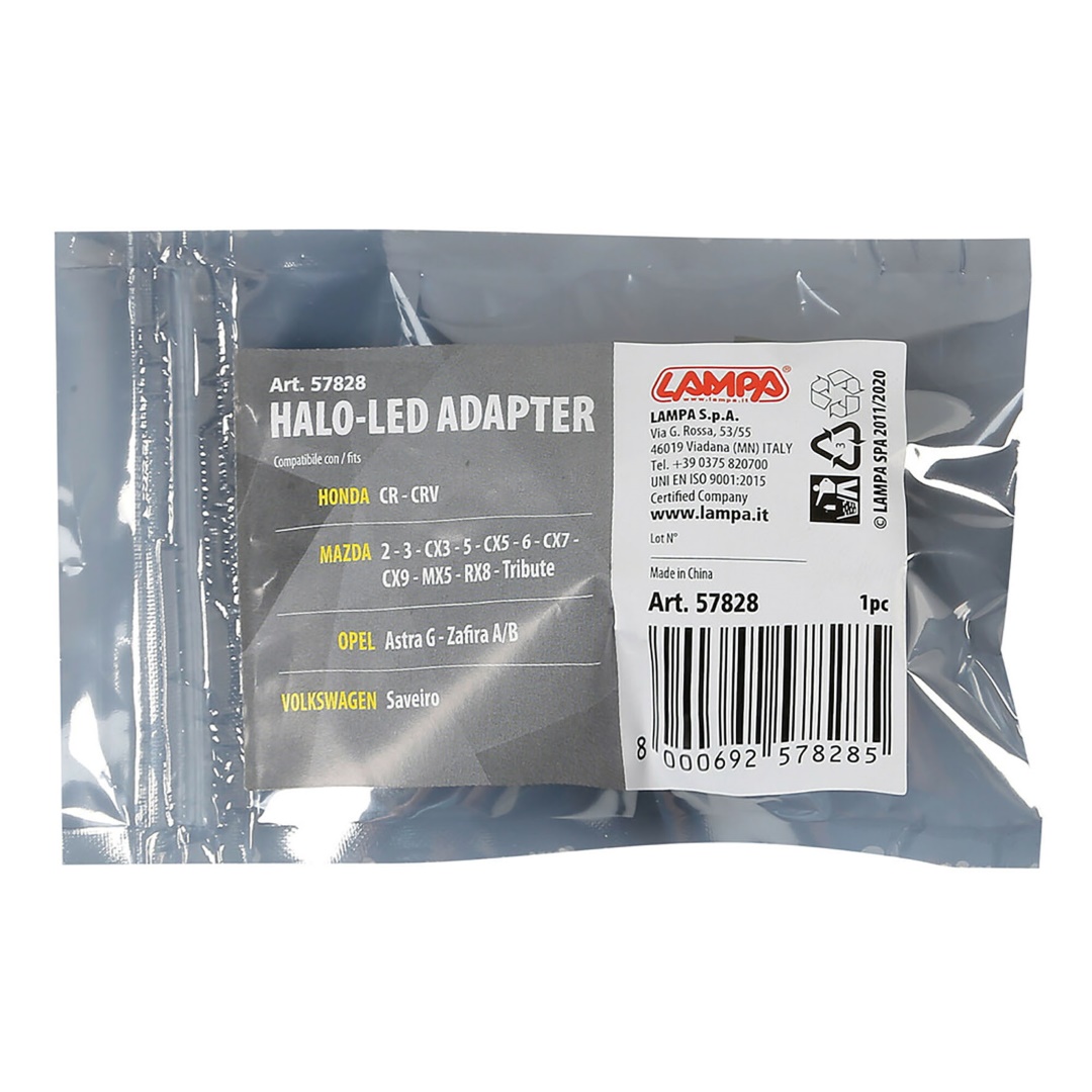 Εικόνα 2 από 2 — MAZDA/OPEL ΑΝΤΑΠΤΟΡΑΣ ΓΙΑ HALO LED 1ΤΕΜ.