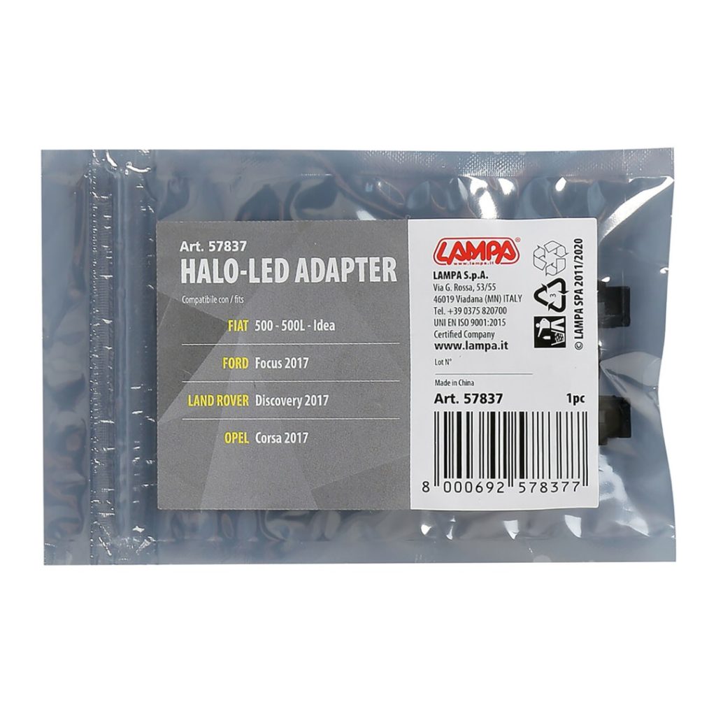 Εικόνα 3 από 3 — FIAT/FORD/LAND ROVER/OPEL ΑΝΤΑΠΤΟΡΑΣ ΓΙΑ HALO LED 1ΤΕΜ.