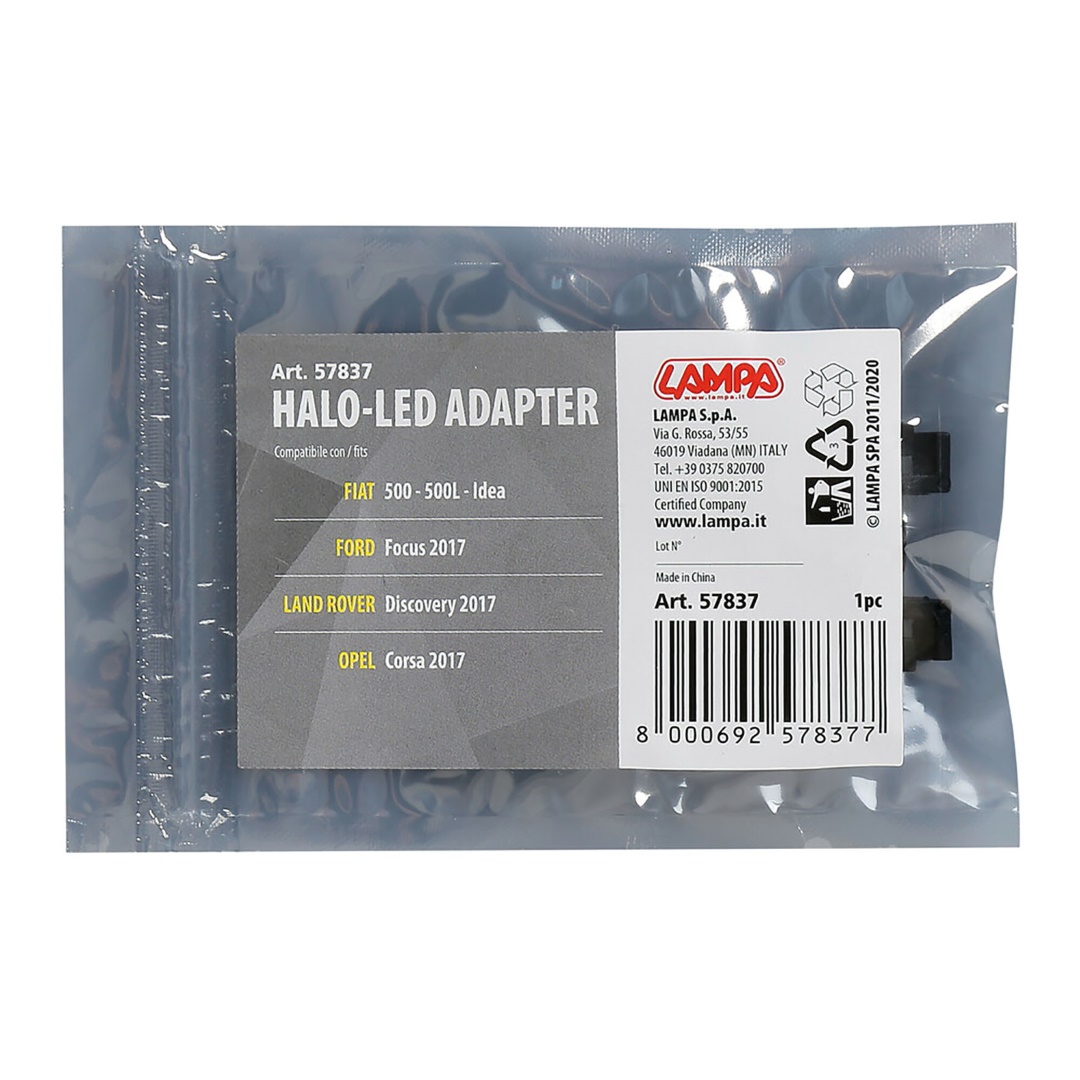 Εικόνα 3 από 3 — FIAT/FORD/LAND ROVER/OPEL ΑΝΤΑΠΤΟΡΑΣ ΓΙΑ HALO LED 1ΤΕΜ.