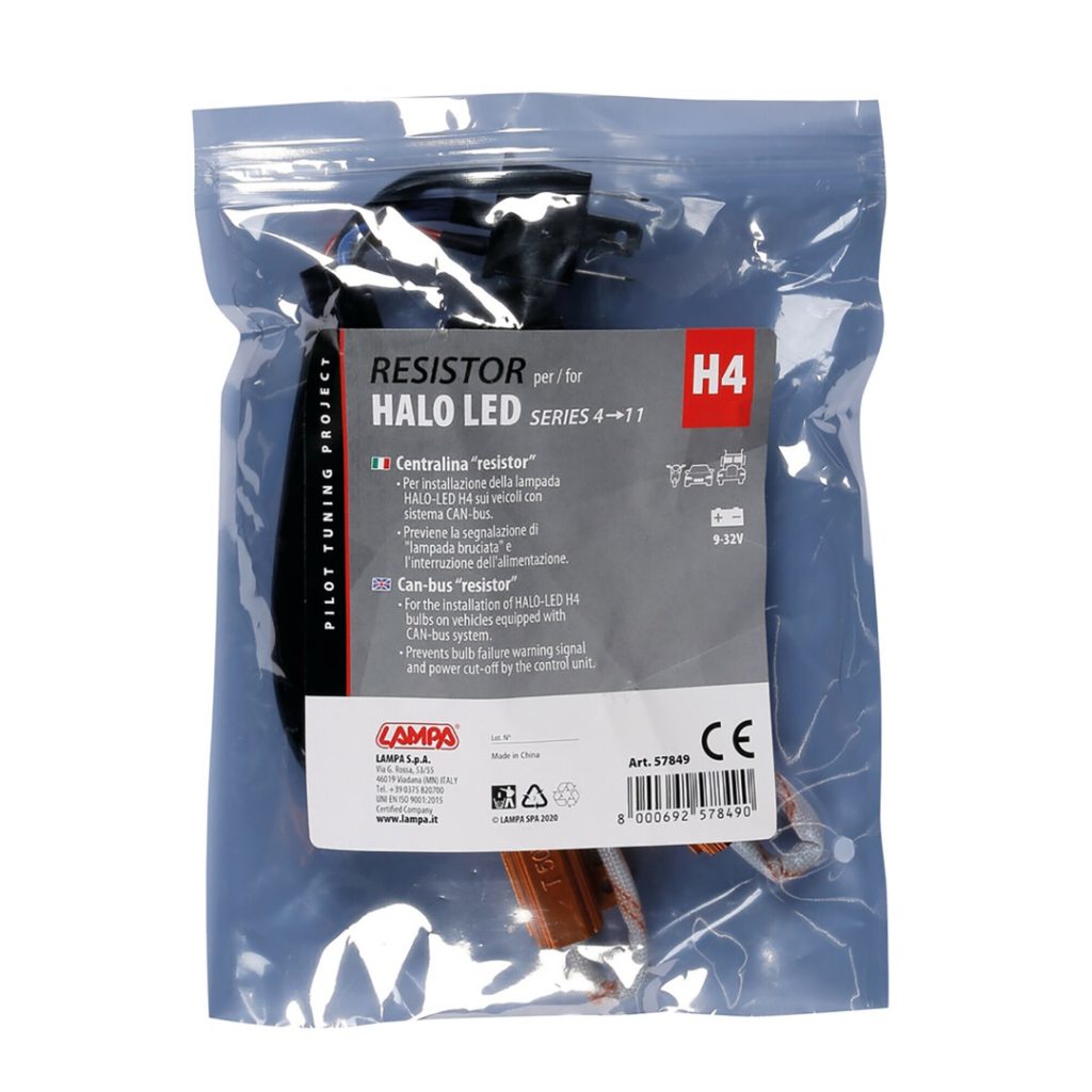 Εικόνα 2 από 2 — ΑΝΤΙΣΤΑΣΗ ΓΙΑ HALO LED ΚΙΤ H4 9-32V SERIES 4-11 (ΑΝΤΙΣΤΑΣΗ- ΨΕΥΤΗΣ- CANCELLER) 1ΤΕΜ.