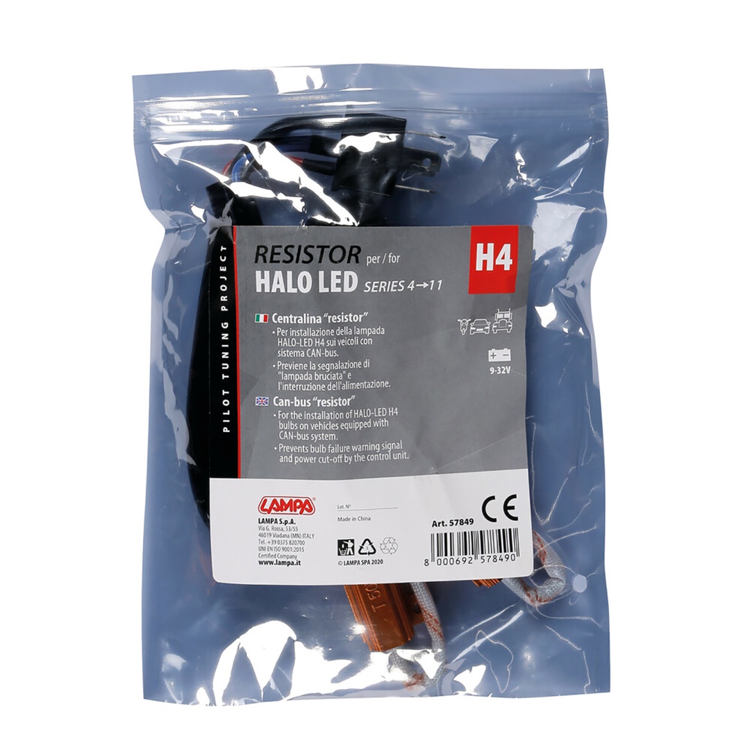 Εικόνα 2 από 2 — ΑΝΤΙΣΤΑΣΗ ΓΙΑ HALO LED ΚΙΤ H4 9-32V SERIES 4-11 (ΑΝΤΙΣΤΑΣΗ- ΨΕΥΤΗΣ- CANCELLER) 1ΤΕΜ.