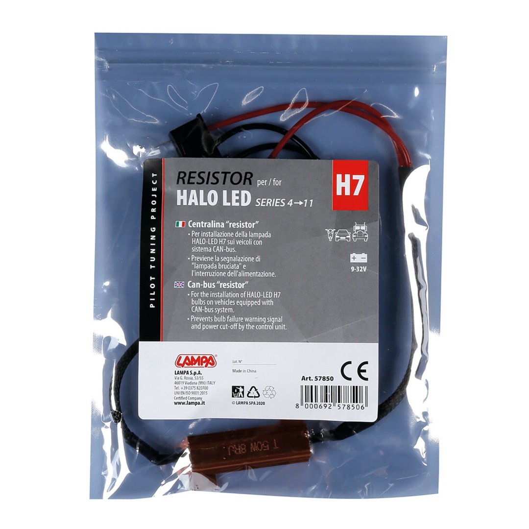 Εικόνα 2 από 2 — ΑΝΤΙΣΤΑΣΗ CAN-BUS ΓΙΑ HALO LED ΚΙΤ H7 9-32V SERIES 4-11 (ΑΝΤΙΣΤΑΣΗ- ΨΕΥΤΗΣ- CANCELLER) 1ΤΕΜ.