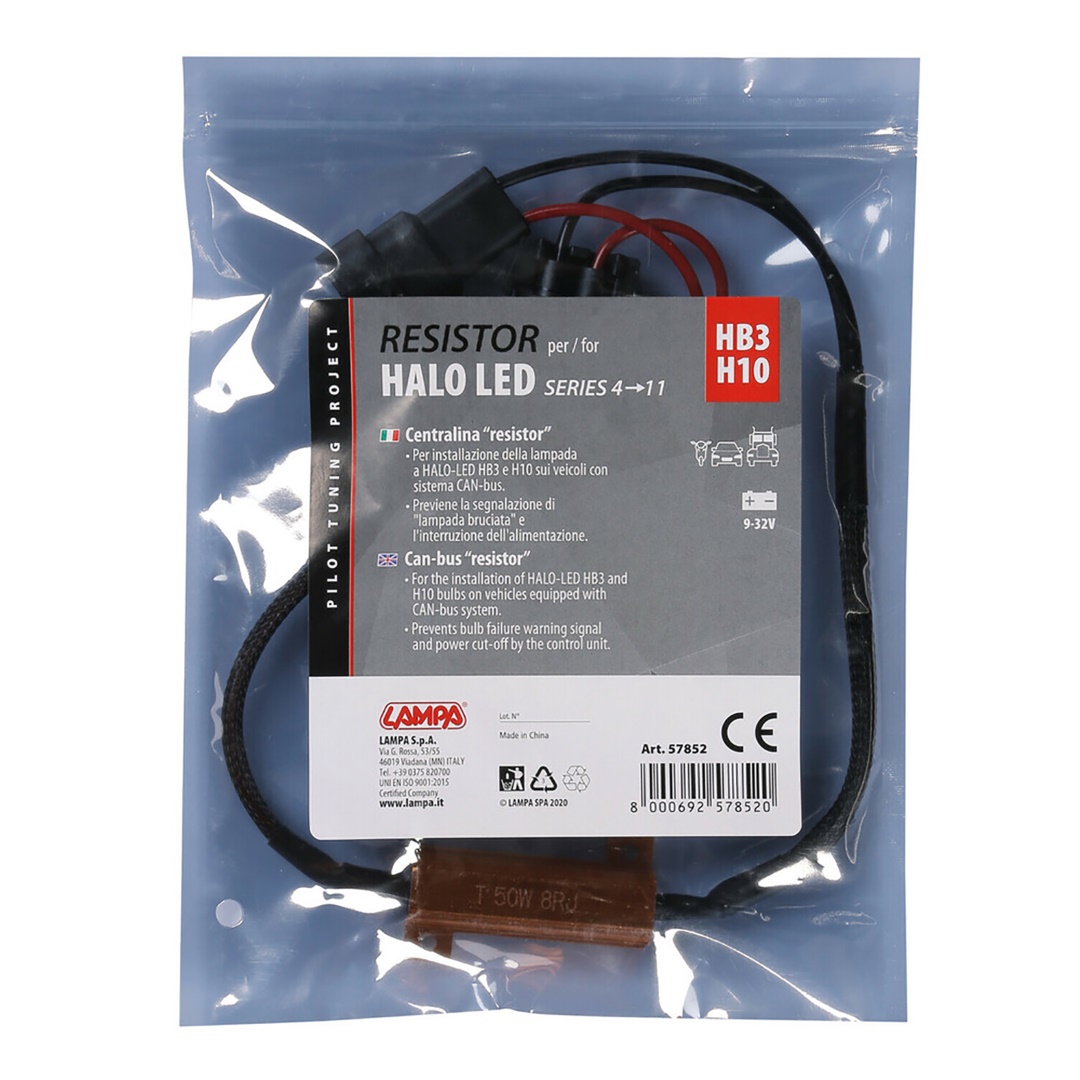 Εικόνα 2 από 2 — ΑΝΤΙΣΤΑΣΗ CAN-BUS ΓΙΑ HALO LED H10/HB3 9005 9-32V SERIES 4-11 (ΑΝΤΙΣΤΑΣΗ-ΨΕΥΤΗΣ- CANCELLER) 1ΤΕΜ.