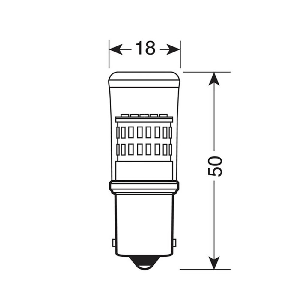 Εικόνα 3 από 4 — P21W 12-28V BA15s MEGA-LED48 6.500K 370lm ΔΙΑΘΛΑΣΗΣ (ΜΟΝΟΠΟΛΙΚΟ) BLISTER 1 ΤΕΜ.