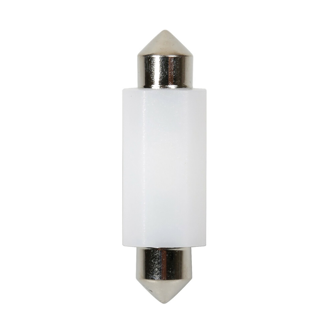 Εικόνα 1 από 3 — ΛΑΜΠΑΚΙ ΠΛΑΦΟΝΙΕΡΑΣ 9-32V SV8,5-8 12x41mm 120lm MEGA-LED CAN-BUS ΛΕΥΚΟ – 20 TEM.