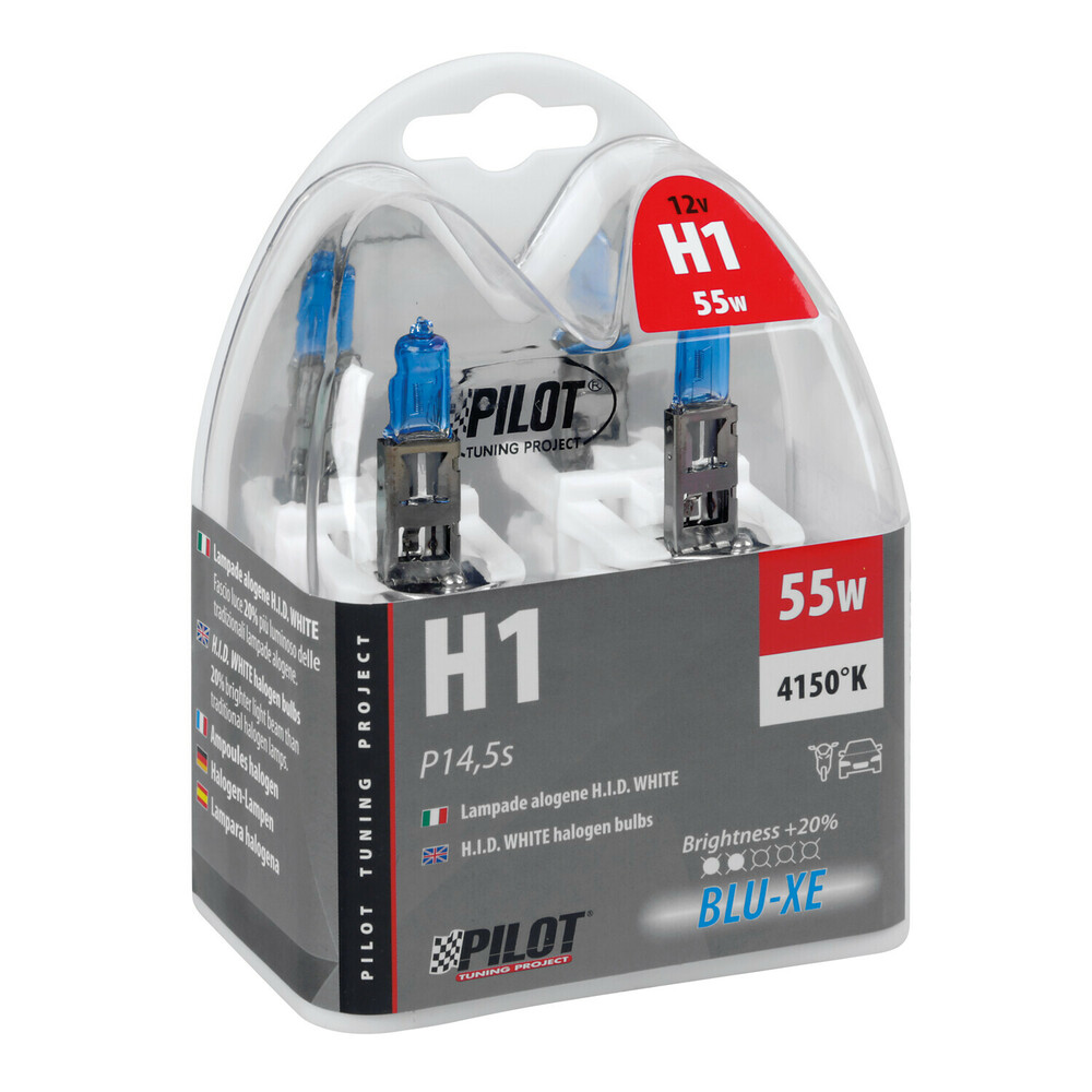 Εικόνα 1 από 4 — H1 12V 55W BLU-XE 4.500K +20% ΚΟΥΤΙ 2ΤΕΜ.