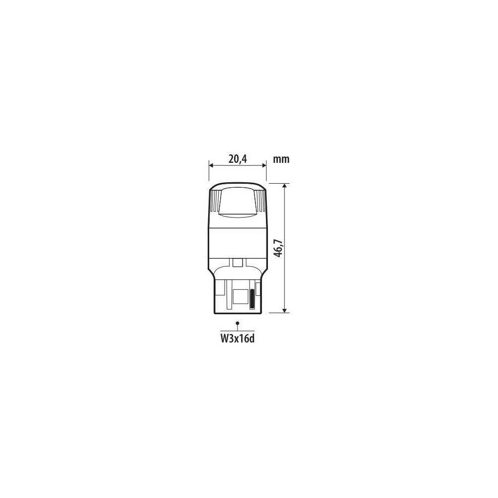 Εικόνα 2 από 3 — W21W (T20) 12V W3x16d 680/400lm 6.500K ΔΙΠΛΗΣ ΠΟΛΙΚΟΤΗΤΑΣ LED CAN-BUS ULTRA-LUMEN SERIES 2ΤΕΜ.