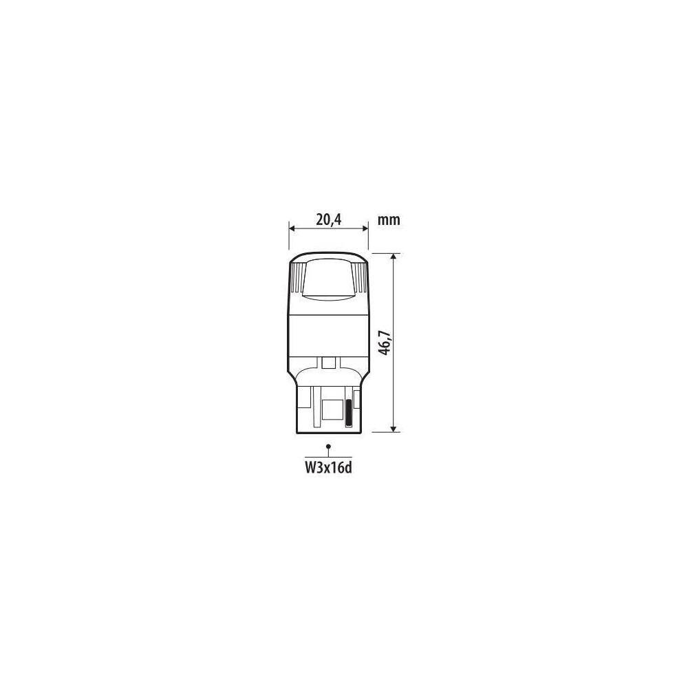 Εικόνα 2 από 3 — W21W (T20) 12V W3x16d 570/290lm ΠΟΡΤΟΚΑΛΙ ΦΩΣ LED CAN-BUS ULTRA-LUMEN SERIES 2ΤΕΜ.