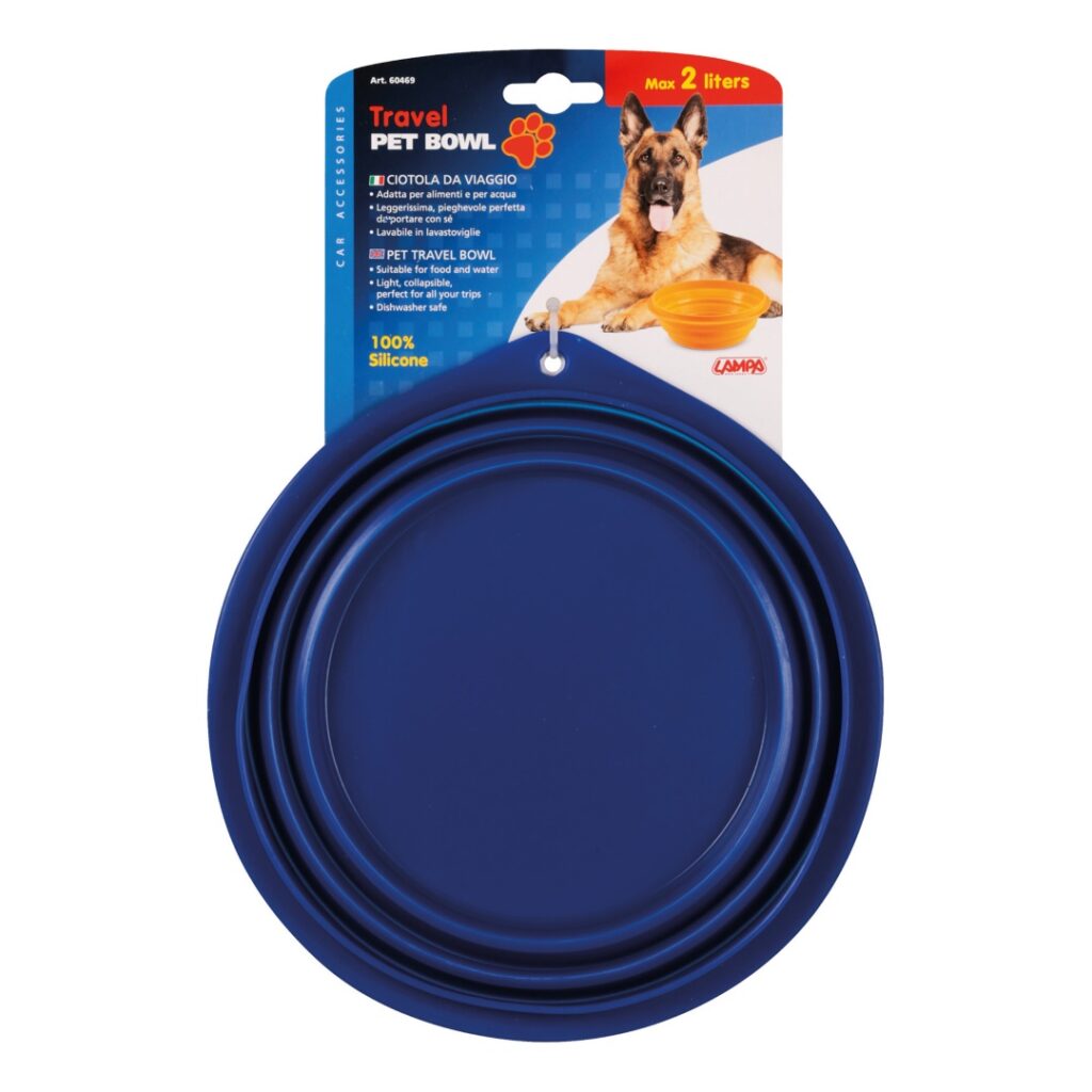 Εικόνα 4 από 4 — ΤΑΪΣΤΡΑ/ΜΠΟΛ ΤΑΞΙΔΙΟΥ PET TRAVEL BOWL 2000 ml ΓΙΑ ΣΚΥΛΟΥΣ/ΓΑΤΕΣ/ΚΑΤΟΙΚΙΔΙΑ ΖΩΑ (ΣΙΛΙΚΟΝΗ/ΔΙΑΦΟΡΑ ΧΡΩΜΑΤΑ)