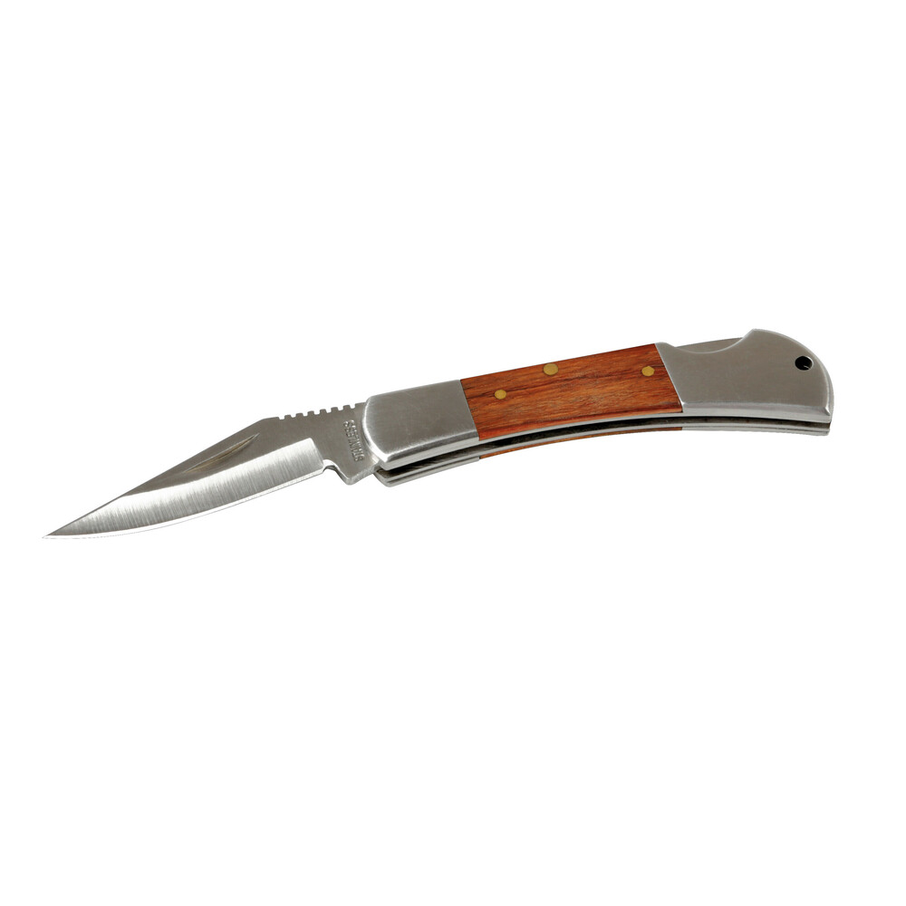 Εικόνα 5 από 5 — ΣΟΥΓΙΑΣ / ΜΑΧΑΙΡΙ ΤΣΕΠΗΣ POCKET KNIFE INOX ΜΕ ΞΥΛΙΝΗ ΛΑΒΗ 18×11,5x23cm ΣΕ ΣΤΑΝΤ LAMPA – 24 ΤΕΜ.
